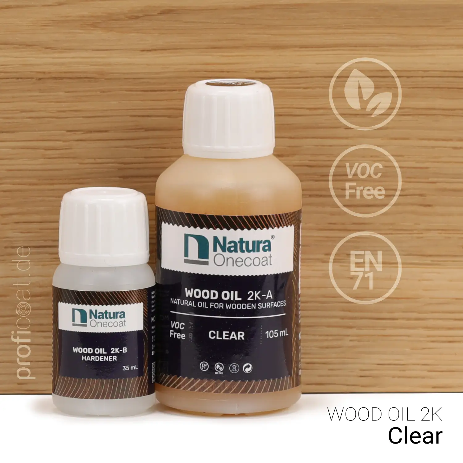 140ml Wood Oil 2K CLEAR (farblos)